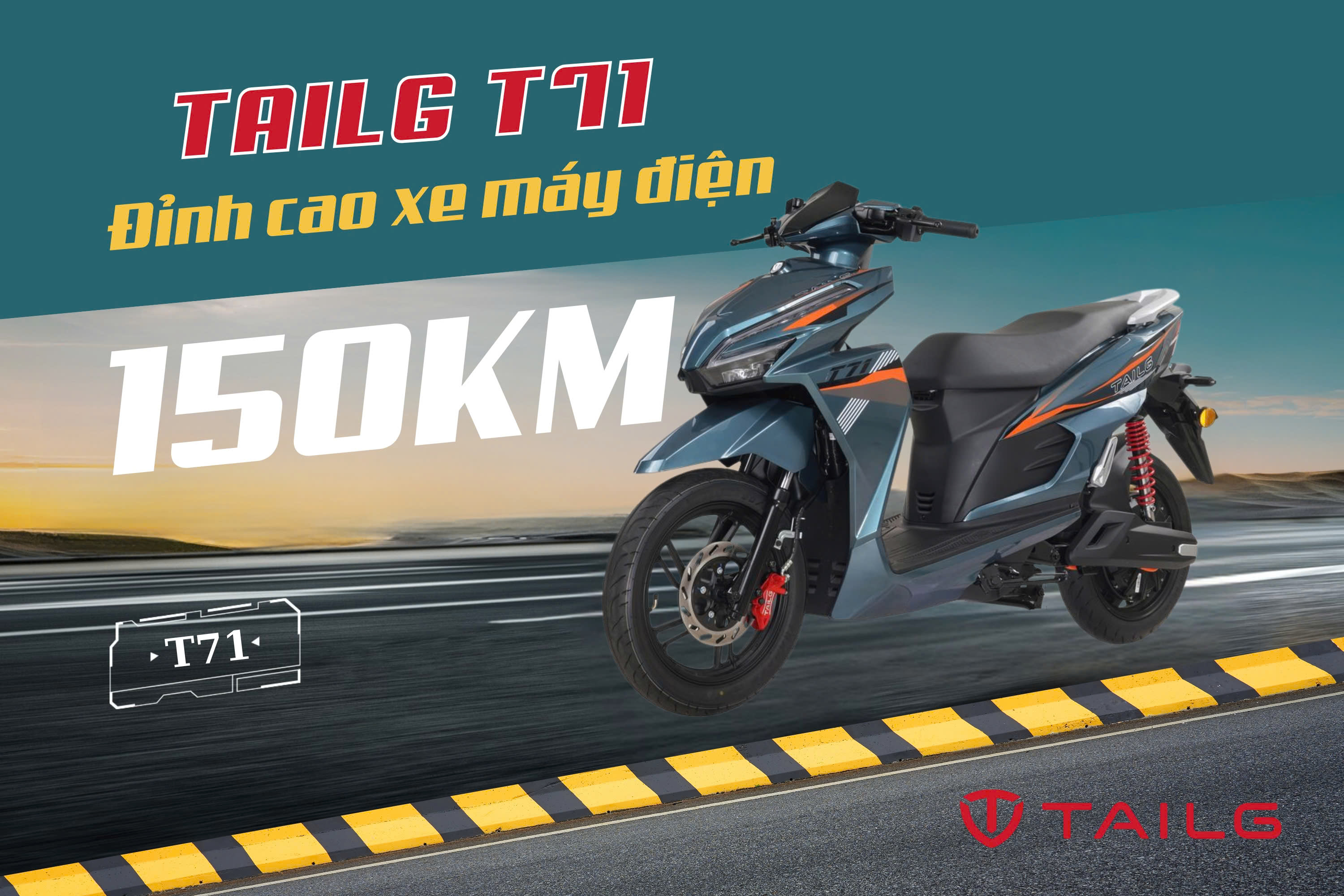 Xe M&aacute;y Điện Tailg T71 Vario