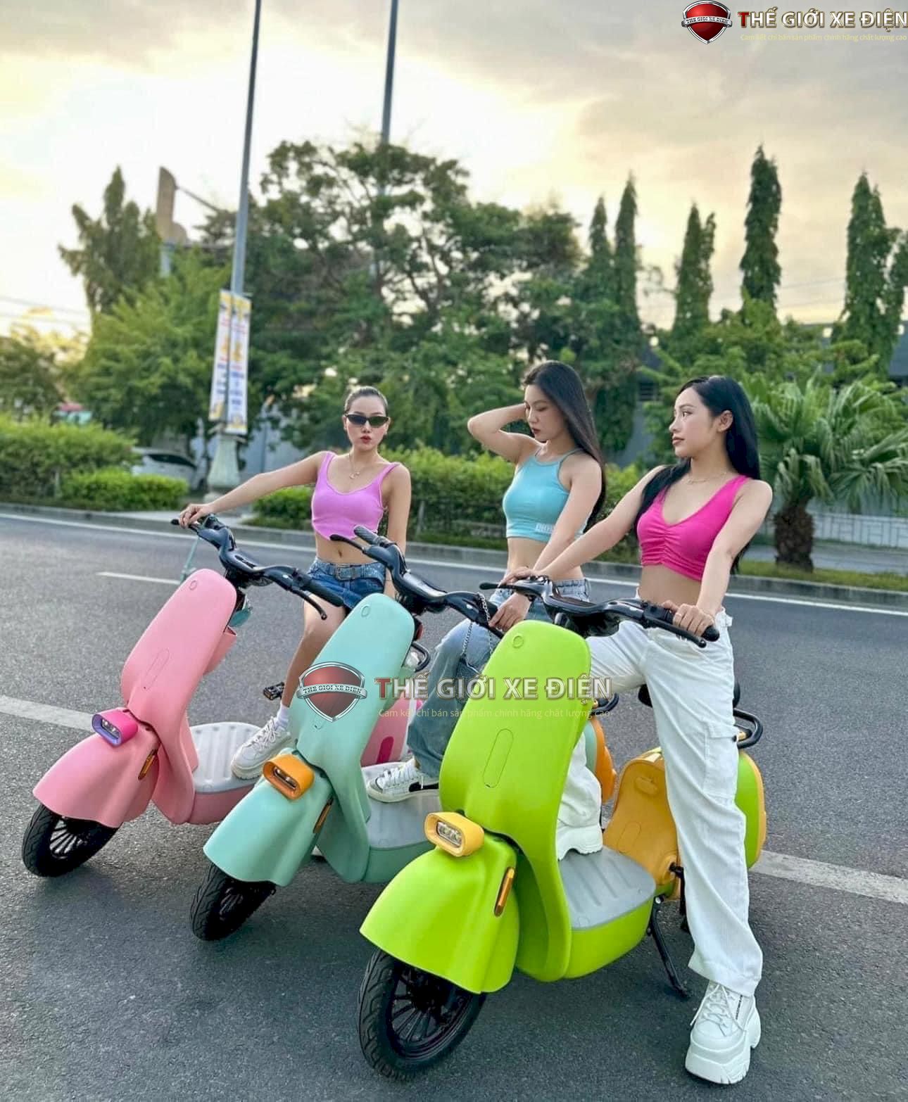 Xe Đạp Điện Hotgirl VO Nhập Khẩu