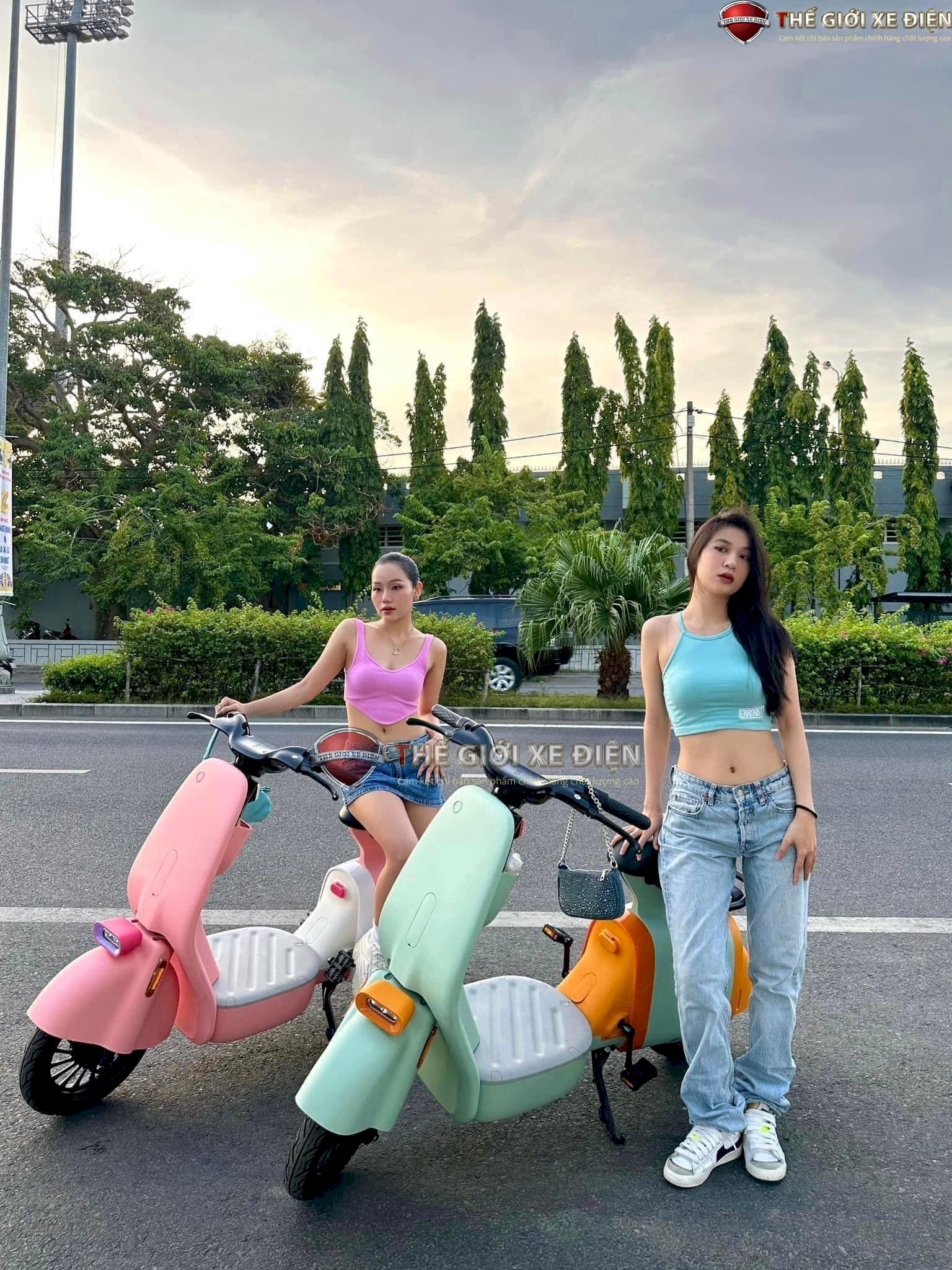 Xe Đạp Điện Hotgirl VO Nhập Khẩu