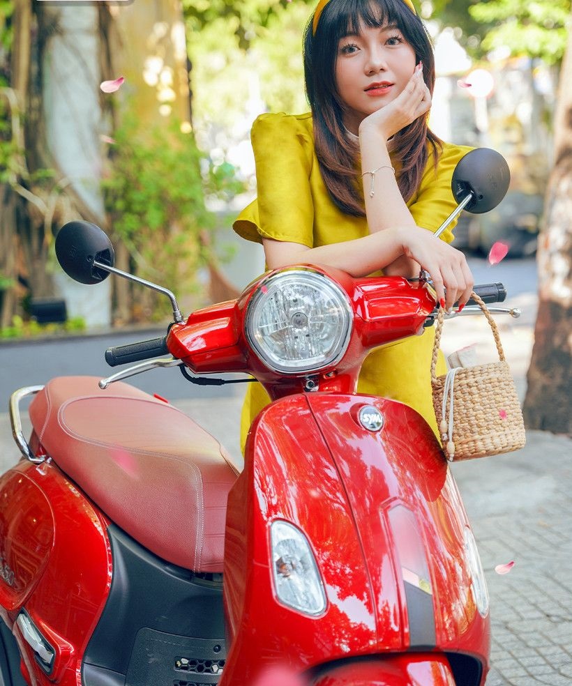 Xe Ga 50cc SYM Attila Sơn Nh&aacute;m