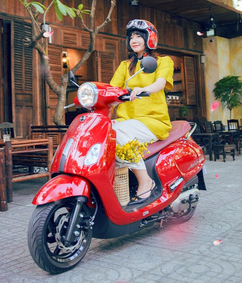 Xe Ga 50cc SYM Attila Sơn Nh&aacute;m