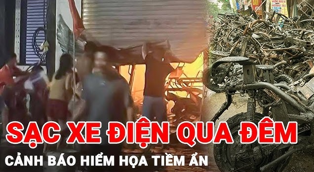 Cảnh báo từ vụ hỏa hoạn ở Hà Tĩnh và hiểm họa sạc xe điện qua đêm