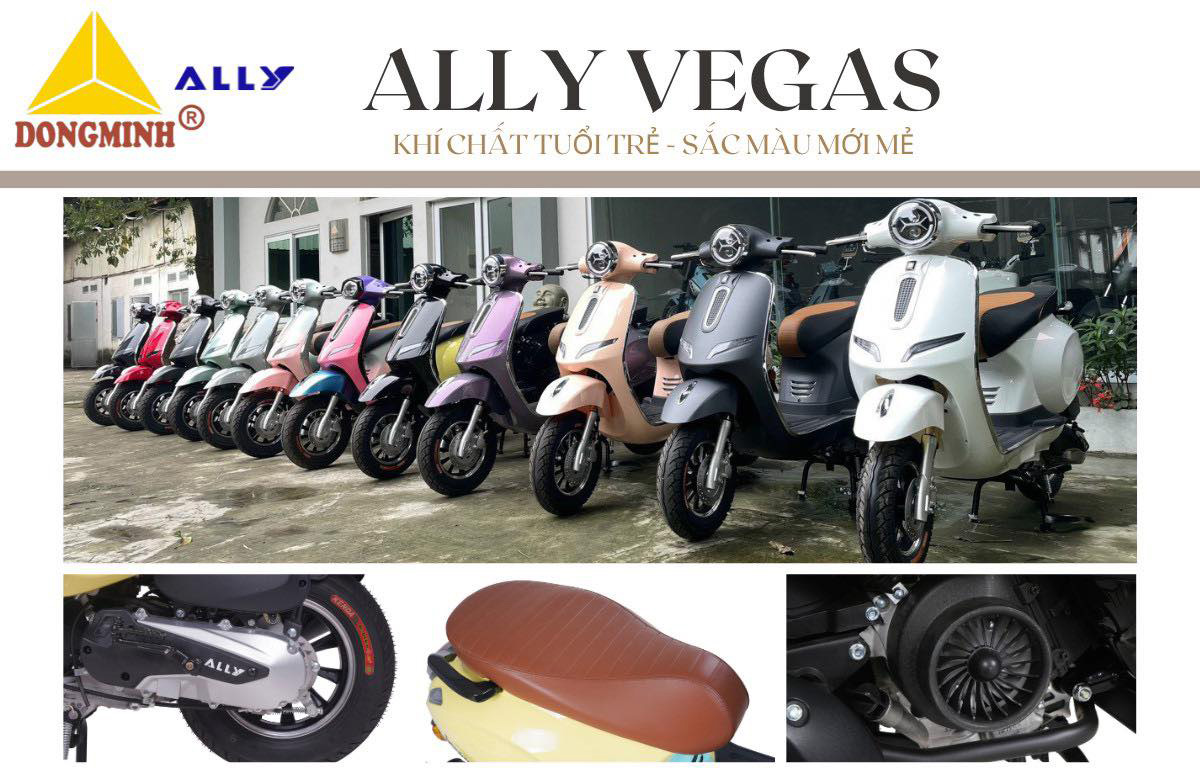 Xe ga 50cc Ally Vegas tiết kiệm nhiên liệu