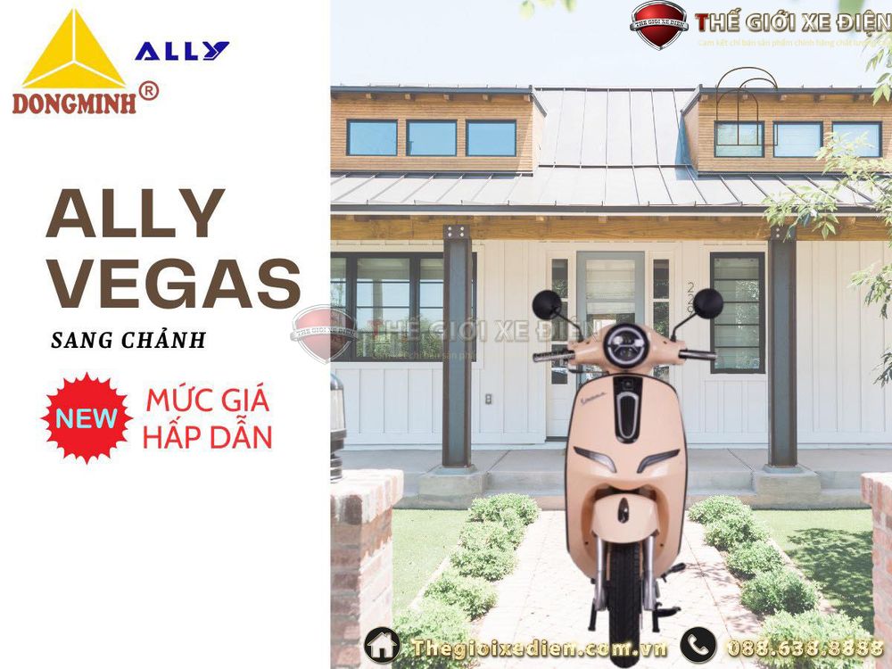 Xe ga 50cc Ally Vegas tiết kiệm nhiên liệu