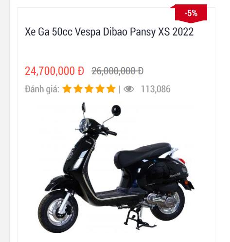 xe máy 50cc Pansy XS