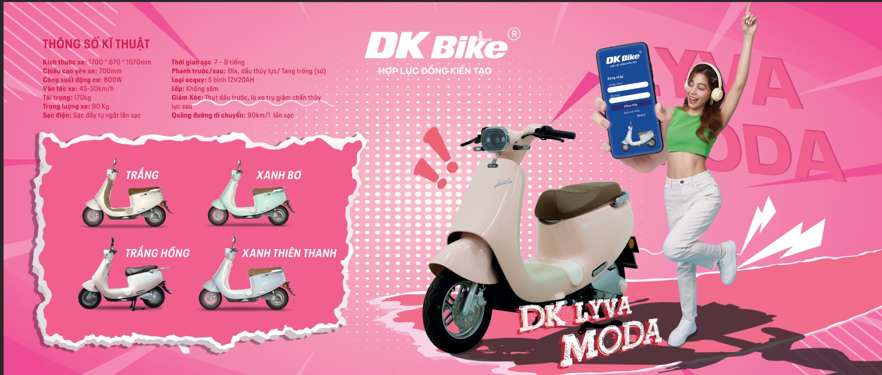 xe máy điện dk moda