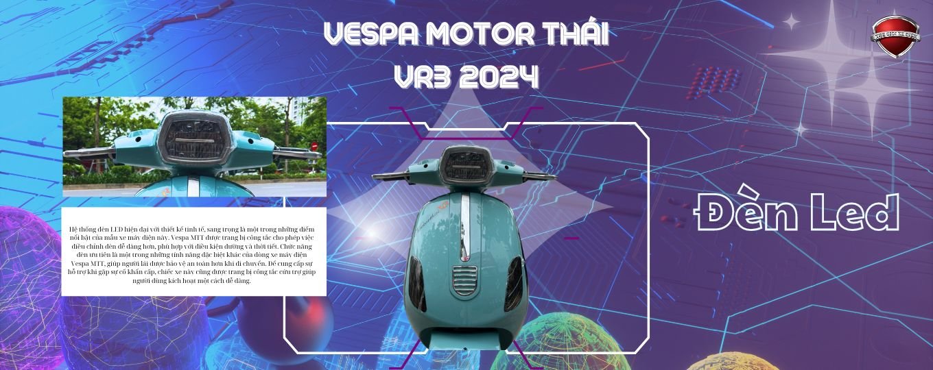 xe máy điện vespa motor thái