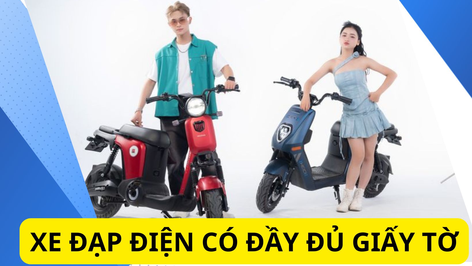 xe đạp điện có đầy đủ giấy tờ