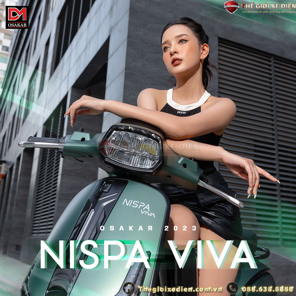 Xe máy điện Osakar Nispa Viva