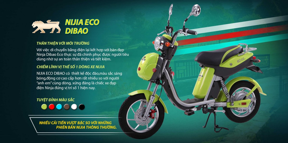 Nijia Dibao Eco phanh đĩa – chiếc xe đạp điện best seller