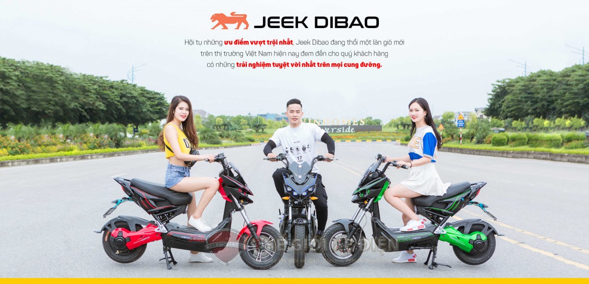 Ngầu như xe máy điện Jeek Man Dibao - Ngại gì mà không thử?