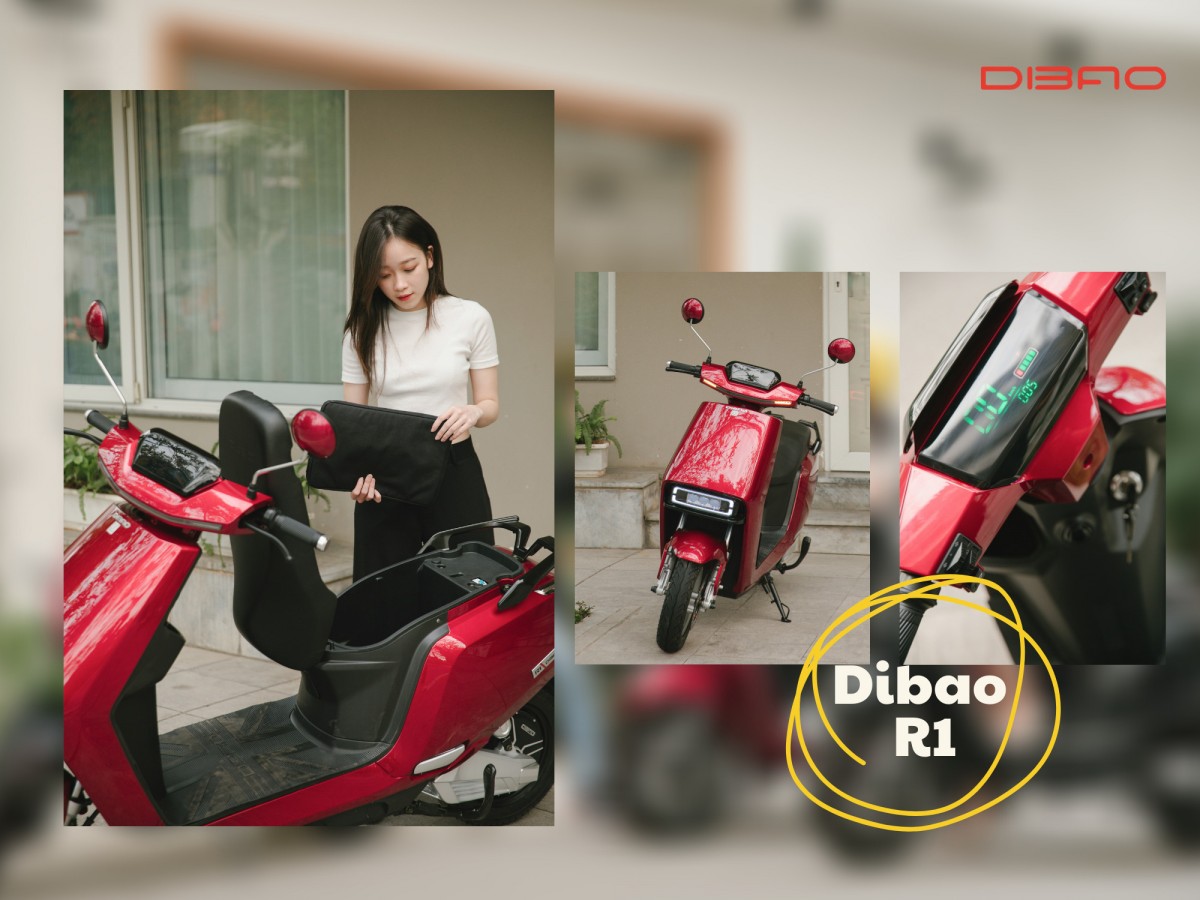 Top 5 ưu điểm xe máy điện Dibao R1 2021: Sản phẩm mới, chất lượng mới