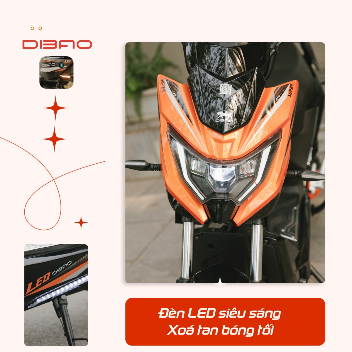 Sự tinh tế trong thiết kế xe máy điện Xmen Neo Dibao 2023