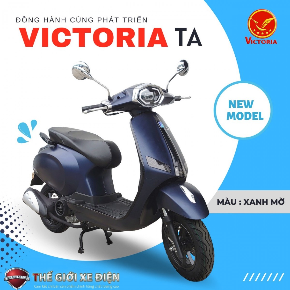 Xe ga 50cc Victoria TA Việt Nhật – Dòng xe liên doanh chất lượng cao
